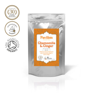 Organic Chamomile & Ginger Tea Refill Pack 30 Bags